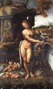 LEONARDO da Vinci Leda and the Swan Norge oil painting reproduction